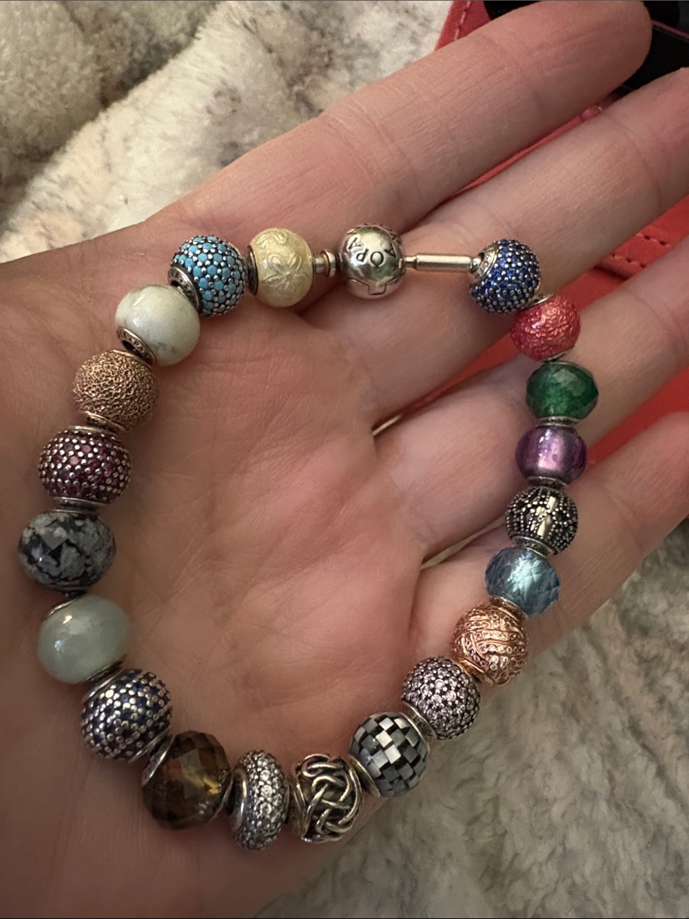 Pandora Essence bracelet with Essence charms